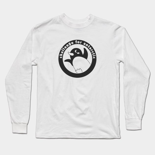 A Place Further Than The Universe Antarctica Challenge logo Dark ver. Long Sleeve T-Shirt by aniwear